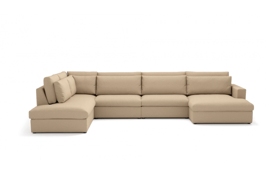 Model Portofino - Portofino otomana lewa + sofa 1,5 osobowa + sofa 1,5 osobowa + longchair prawy
