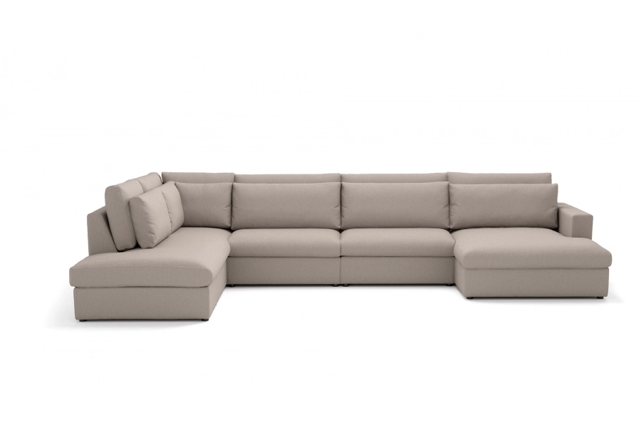 Model Portofino - Portofino otomana lewa + sofa 1,5 osobowa + sofa 1,5 osobowa + longchair prawy