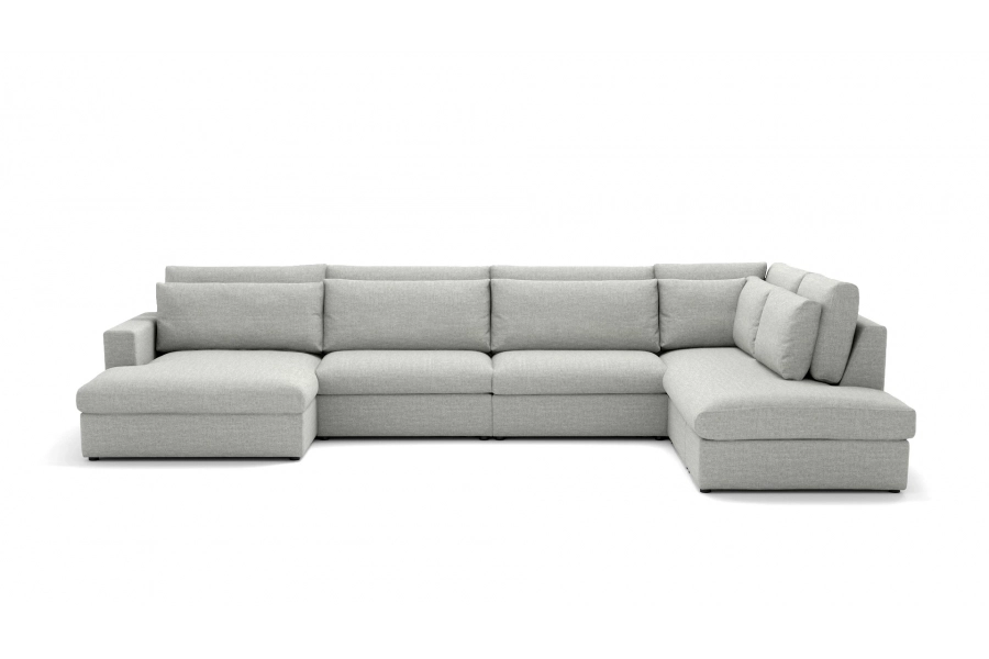 Model Portofino - Portofino longchair lewy + sofa 1,5 osobowa + sofa 1,5 osobowa + otomana prawa