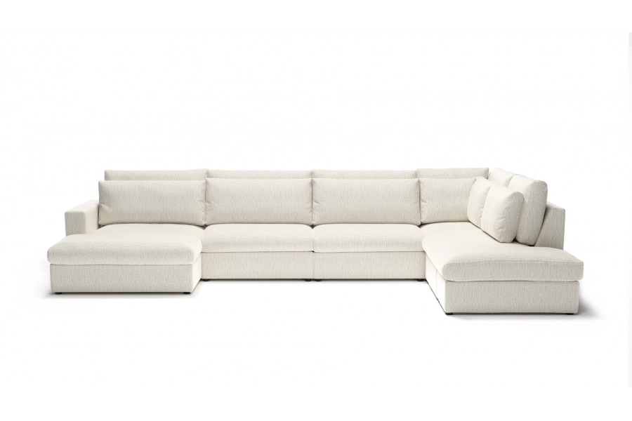 Model Portofino - Portofino longchair lewy + sofa 1,5 osobowa + sofa 1,5 osobowa + otomana prawa