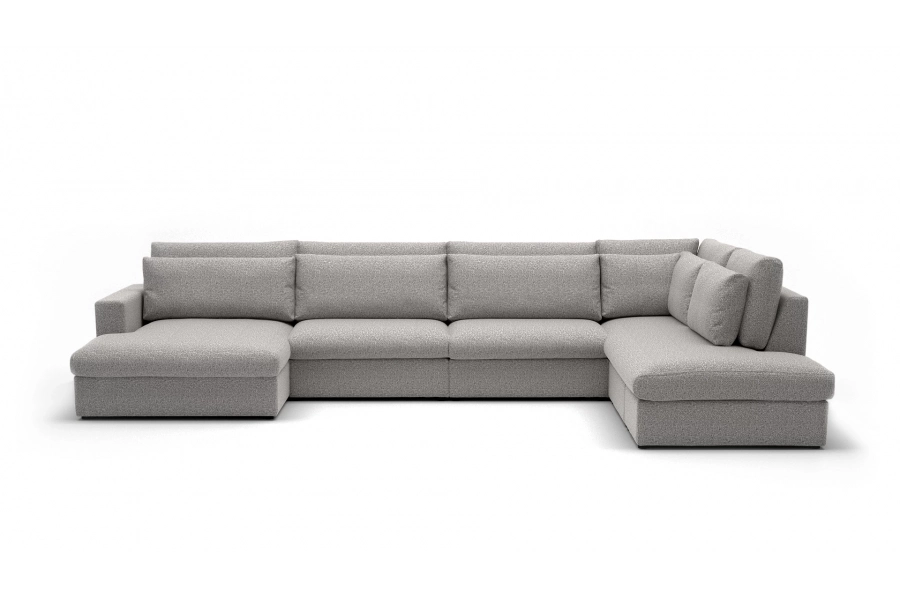 Model Portofino - Portofino longchair lewy + sofa 1,5 osobowa + sofa 1,5 osobowa + otomana prawa