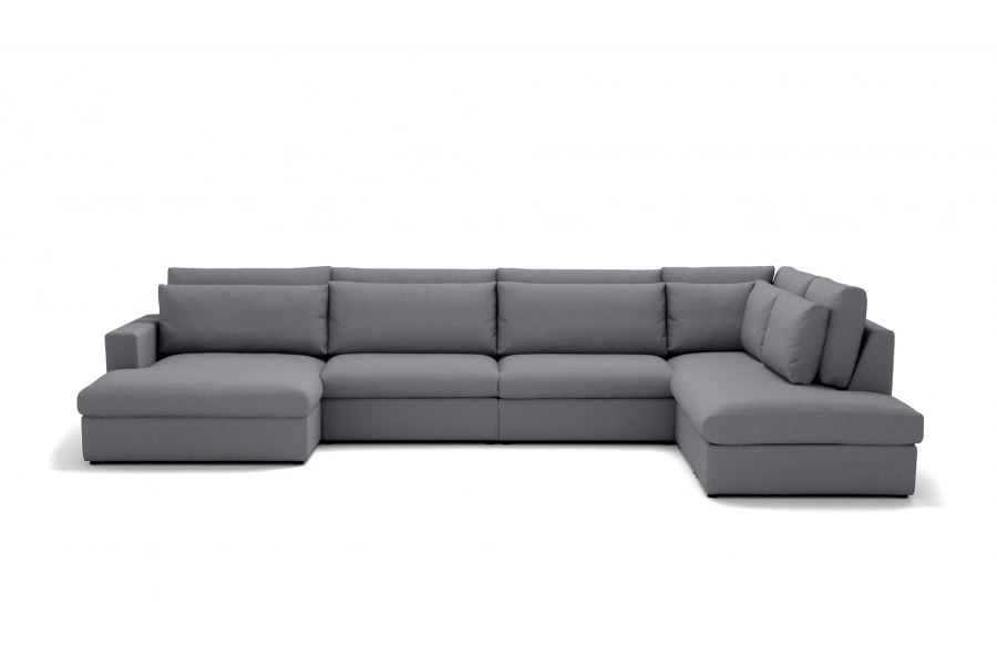 Model Portofino - Portofino longchair lewy + sofa 1,5 osobowa + sofa 1,5 osobowa + otomana prawa