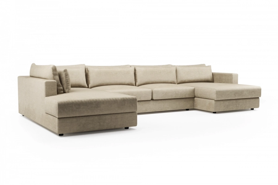 Model Portofino - Portofino otomana lewa + sofa 2 osobowa + longchair prawy