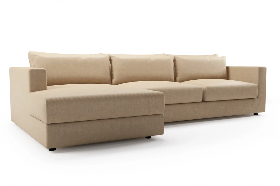 model PORTOFINO - Portofino longchair lewy + sofa 2,5-osobowa prawa z podłokietnikiem