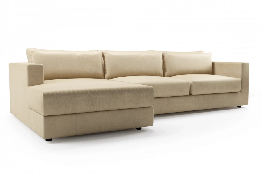 model PORTOFINO - Portofino longchair lewy + sofa 2,5-osobowa prawa z podłokietnikiem