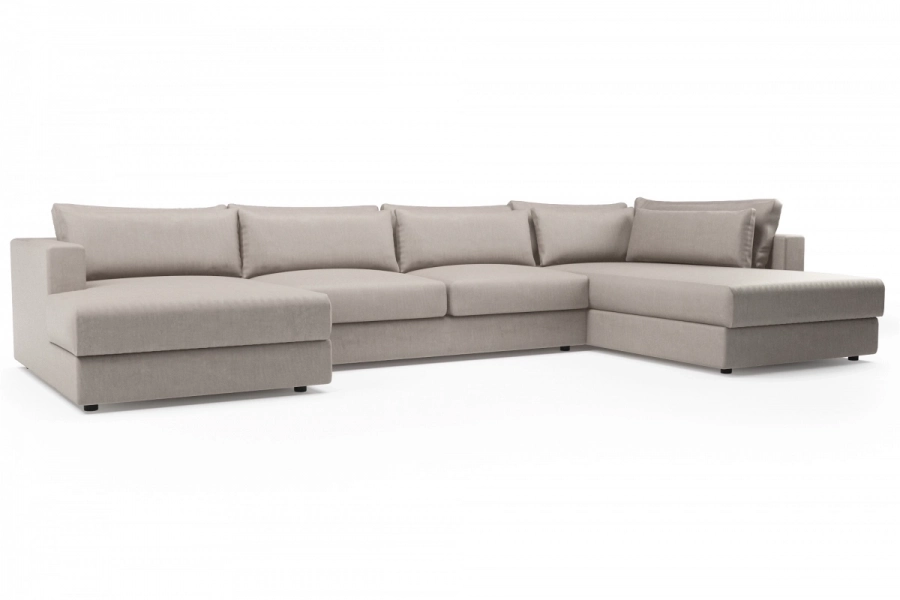 model PORTOFINO - Portofino longchair lewy + sofa 2-osobowa + otomana prawa