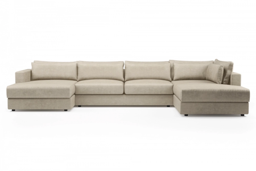 model PORTOFINO - Portofino longchair lewy + sofa 2-osobowa + otomana prawa