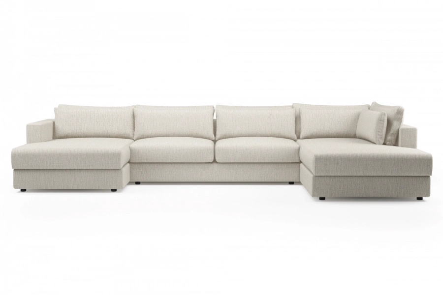 Model Portofino - Portofino longchair lewy + sofa 2-osobowa + otomana prawa