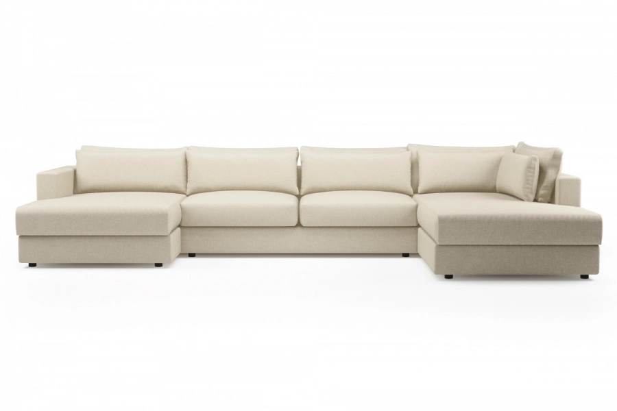 model PORTOFINO - Portofino longchair lewy + sofa 2-osobowa + otomana prawa