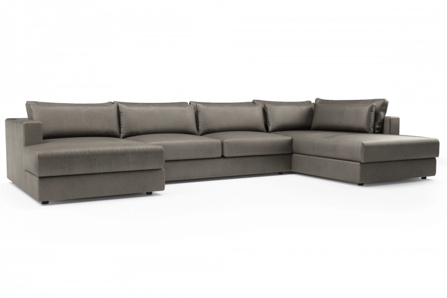 model PORTOFINO - Portofino longchair lewy + sofa 2-osobowa + otomana prawa