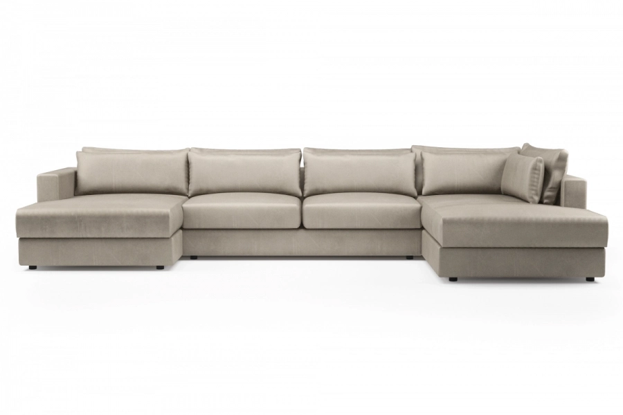model PORTOFINO - Portofino longchair lewy + sofa 2-osobowa + otomana prawa