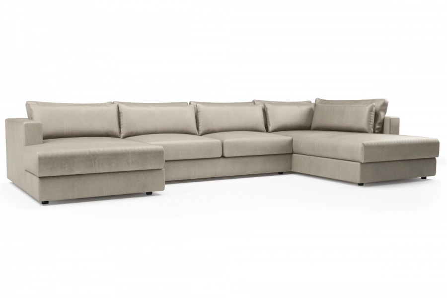 model PORTOFINO - Portofino longchair lewy + sofa 2-osobowa + otomana prawa