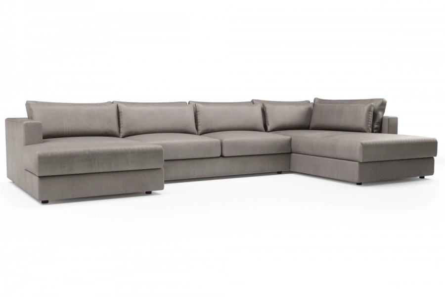 model PORTOFINO - Portofino longchair lewy + sofa 2-osobowa + otomana prawa