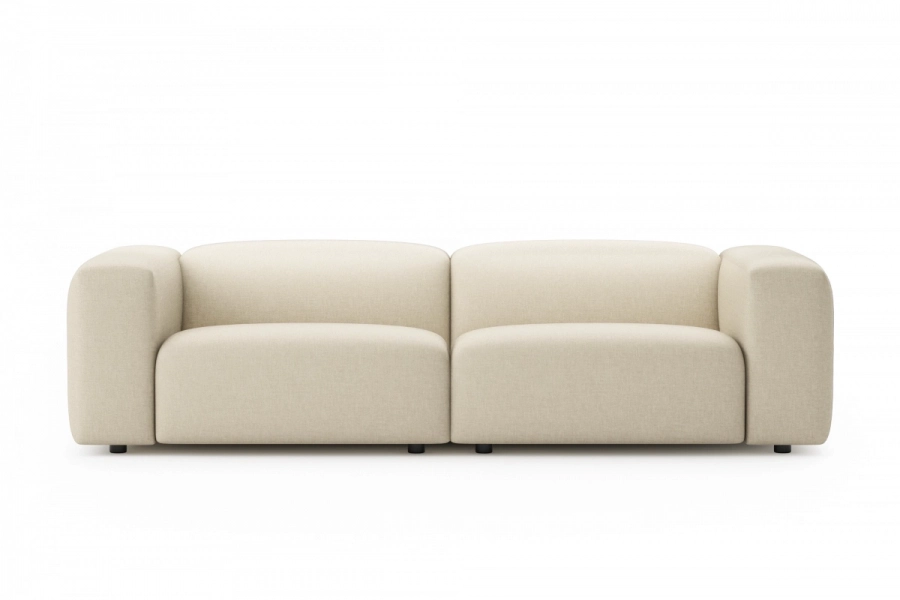 model MODULARIS WB (wysoki bok) - Modularis WB sofa 3 osobowa z bokami wysokimi