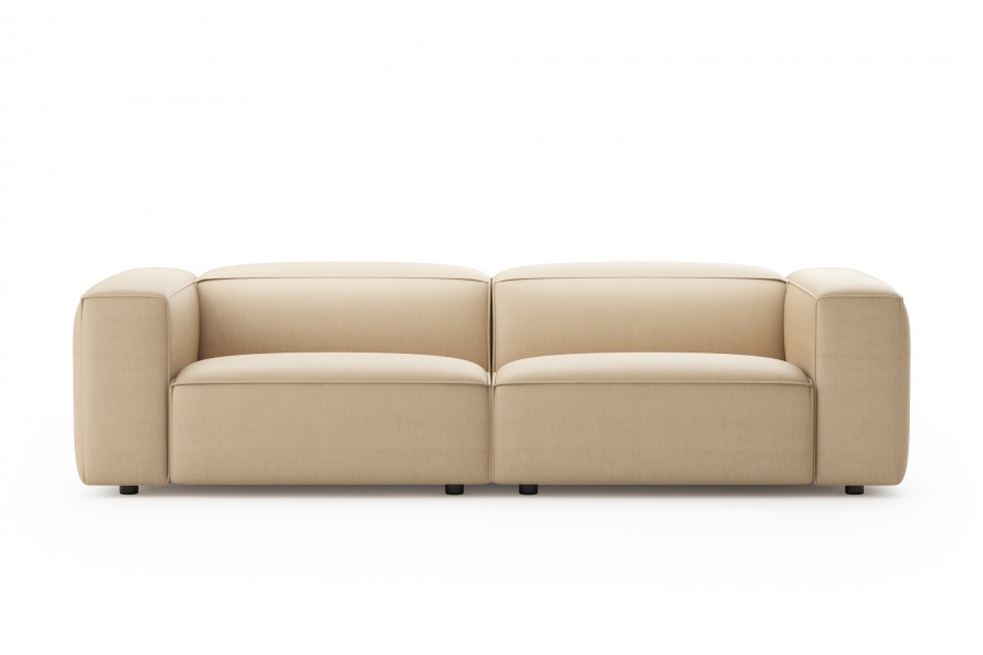 model MODULARIS WB (wysoki bok) - Modularis WB sofa 3 osobowa z bokami wysokimi