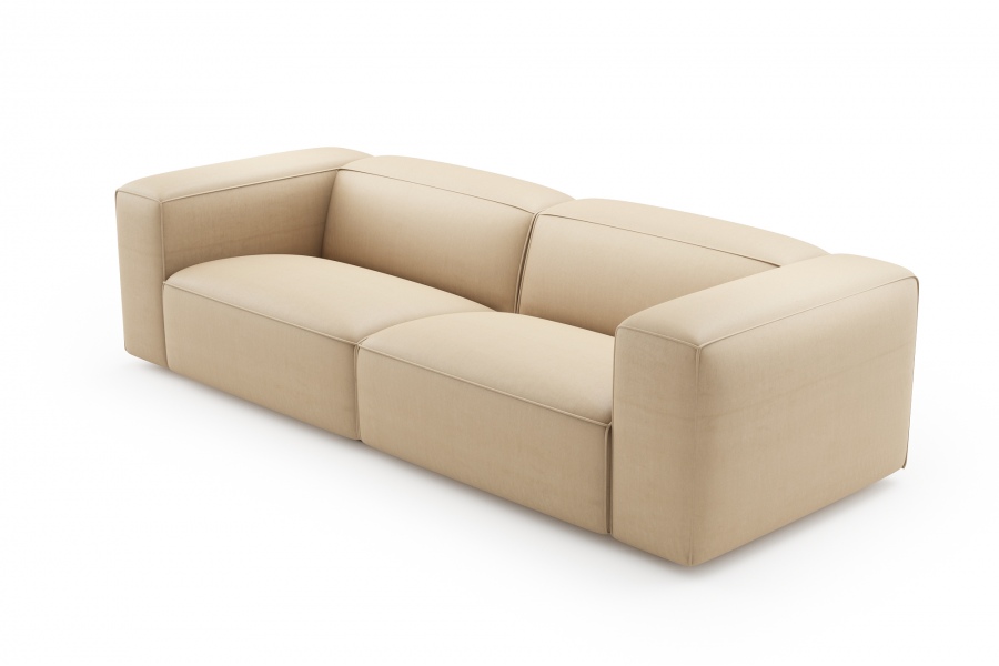 model MODULARIS WB (wysoki bok) - Modularis WB sofa 3 osobowa z bokami wysokimi