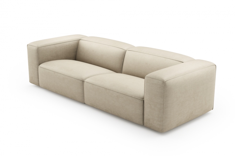 model MODULARIS WB (wysoki bok) - Modularis WB sofa 3 osobowa z bokami wysokimi