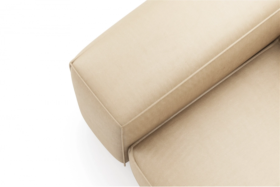 model MODULARIS WB (wysoki bok) - Modularis WB sofa 2-osobowa lewa + longchair prawy (boki wysokie)