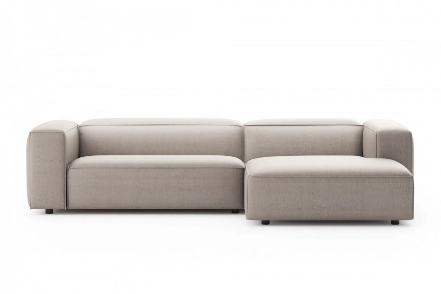 model MODULARIS WB (wysoki bok) - Modularis WB sofa 2-osobowa lewa + longchair prawy (boki wysokie)