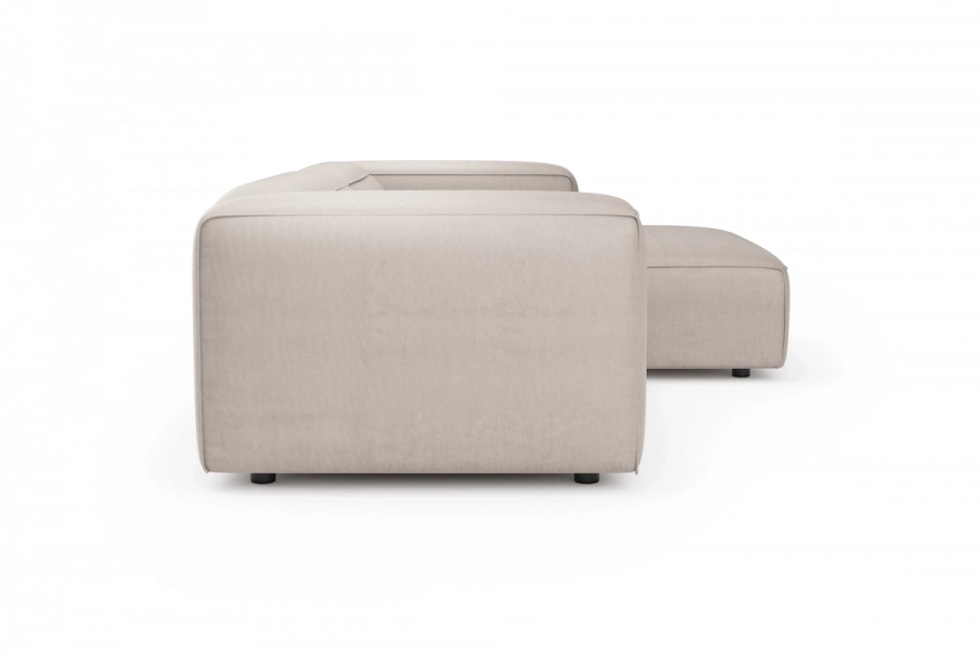 model MODULARIS WB (wysoki bok) - Modularis WB sofa 2-osobowa lewa + longchair prawy (boki wysokie)