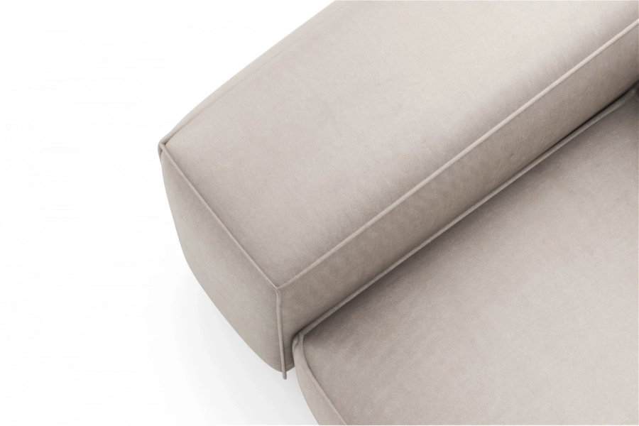 model MODULARIS WB (wysoki bok) - Modularis WB sofa 2-osobowa lewa + longchair prawy (boki wysokie)