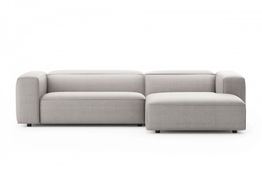 model MODULARIS WB (wysoki bok) - Modularis WB sofa 2-osobowa lewa + longchair prawy (boki wysokie)