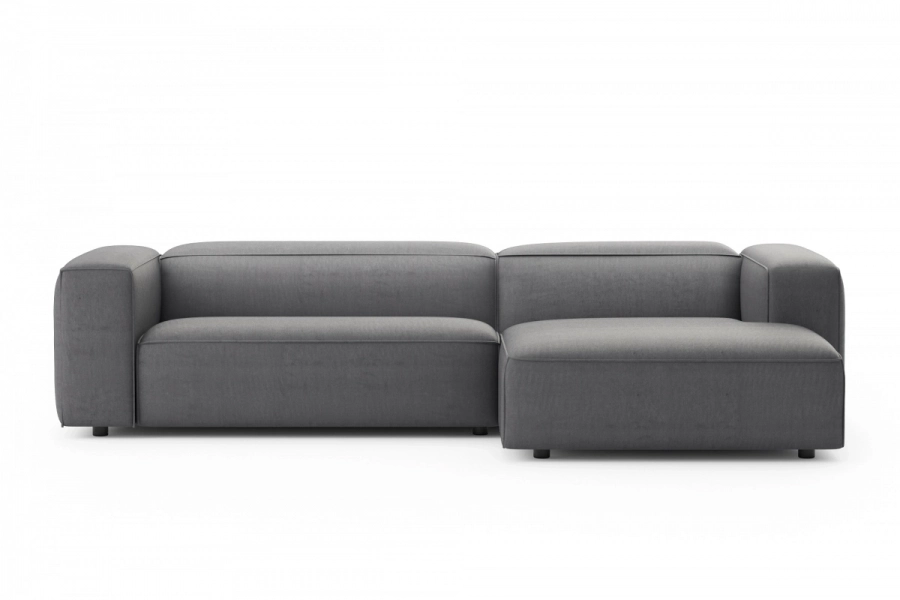 model MODULARIS WB (wysoki bok) - Modularis WB sofa 2-osobowa lewa + longchair prawy (boki wysokie)