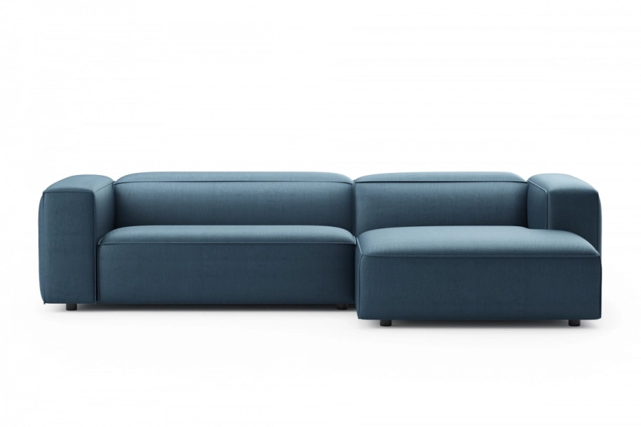 model MODULARIS WB (wysoki bok) - Modularis WB sofa 2-osobowa lewa + longchair prawy (boki wysokie)