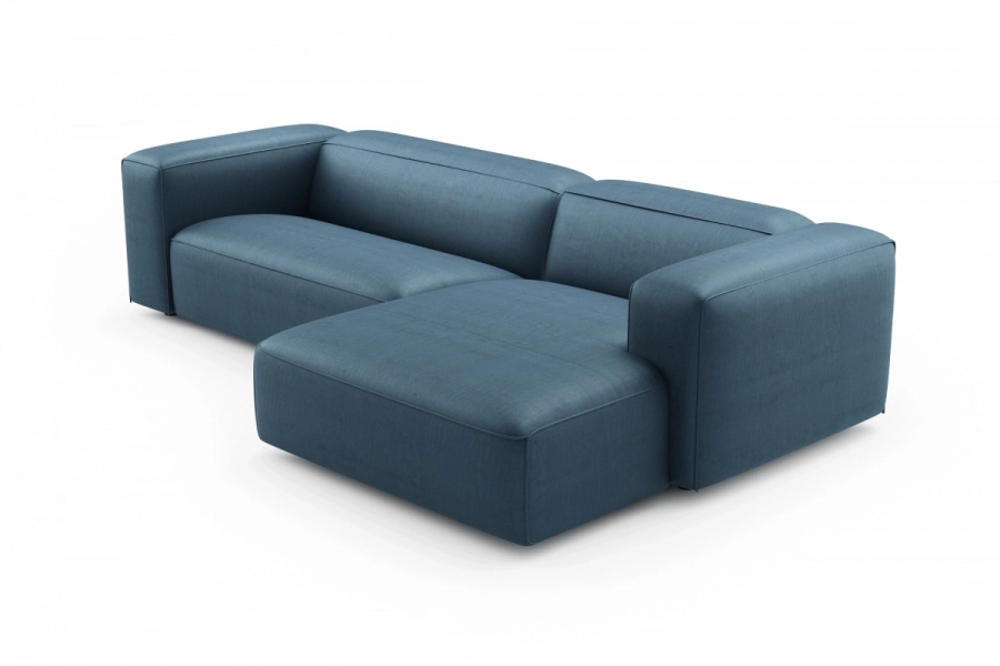 model MODULARIS WB (wysoki bok) - Modularis WB sofa 2-osobowa lewa + longchair prawy (boki wysokie)