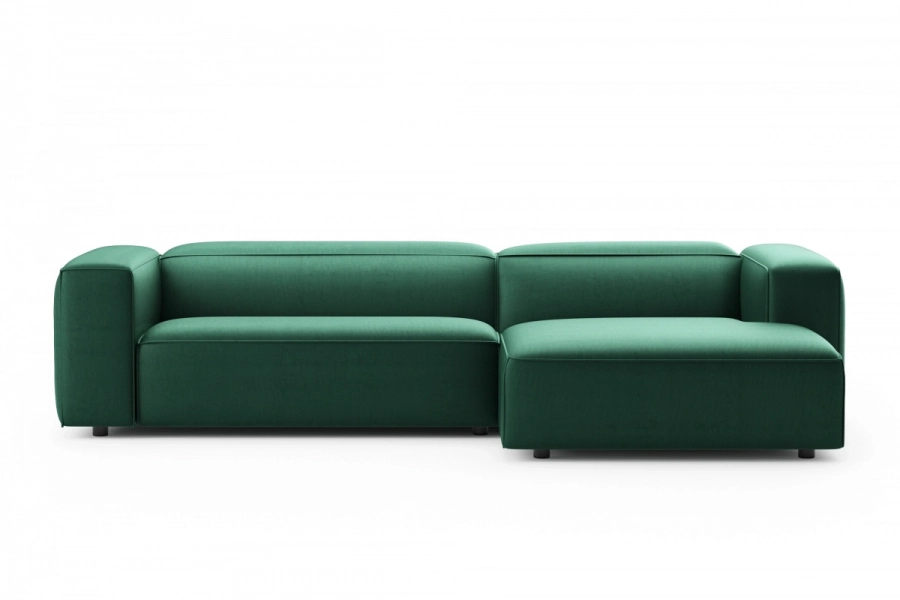 model MODULARIS WB (wysoki bok) - Modularis WB sofa 2-osobowa lewa + longchair prawy (boki wysokie)