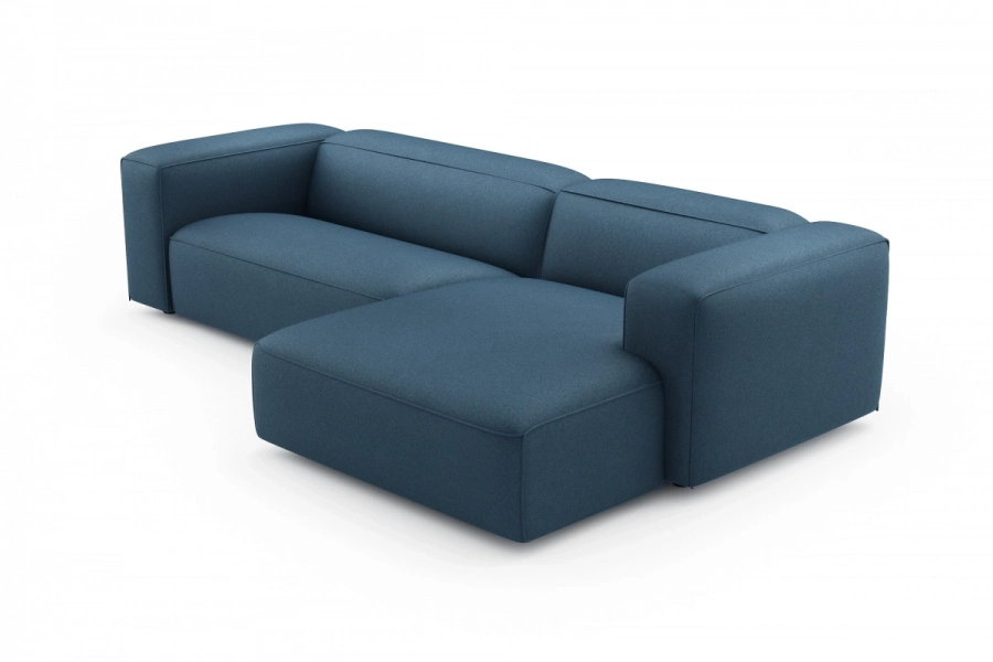 model MODULARIS WB (wysoki bok) - Modularis WB sofa 2-osobowa lewa + longchair prawy (boki wysokie)