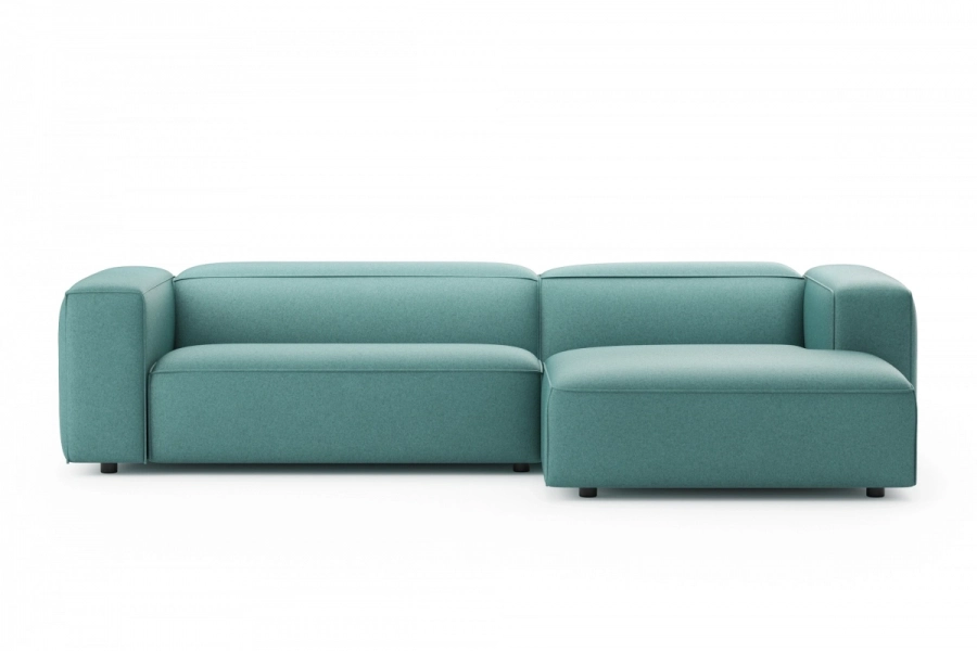 model MODULARIS WB (wysoki bok) - Modularis WB sofa 2-osobowa lewa + longchair prawy (boki wysokie)