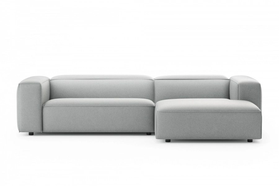model MODULARIS WB (wysoki bok) - Modularis WB sofa 2-osobowa lewa + longchair prawy (boki wysokie)