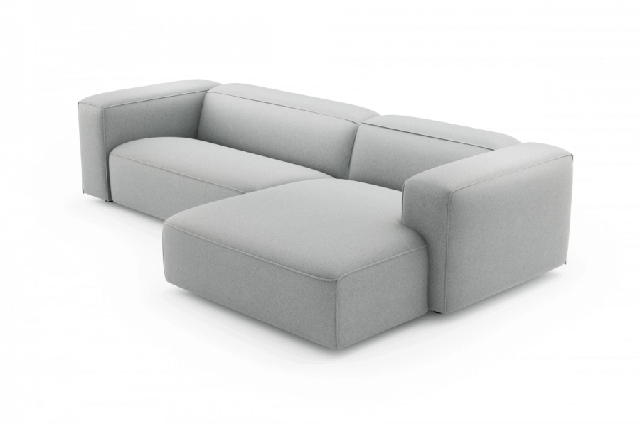 model MODULARIS WB (wysoki bok) - Modularis WB sofa 2-osobowa lewa + longchair prawy (boki wysokie)