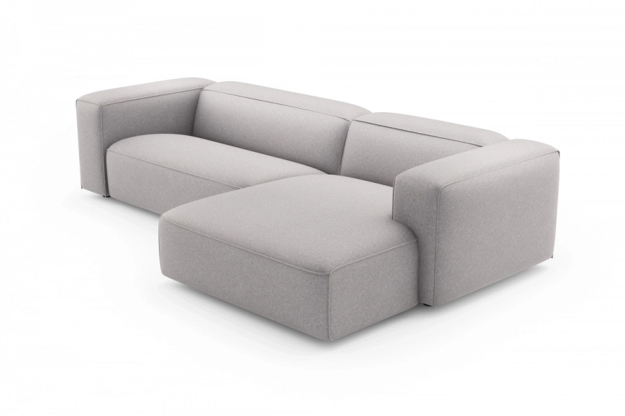 model MODULARIS WB (wysoki bok) - Modularis WB sofa 2-osobowa lewa + longchair prawy (boki wysokie)