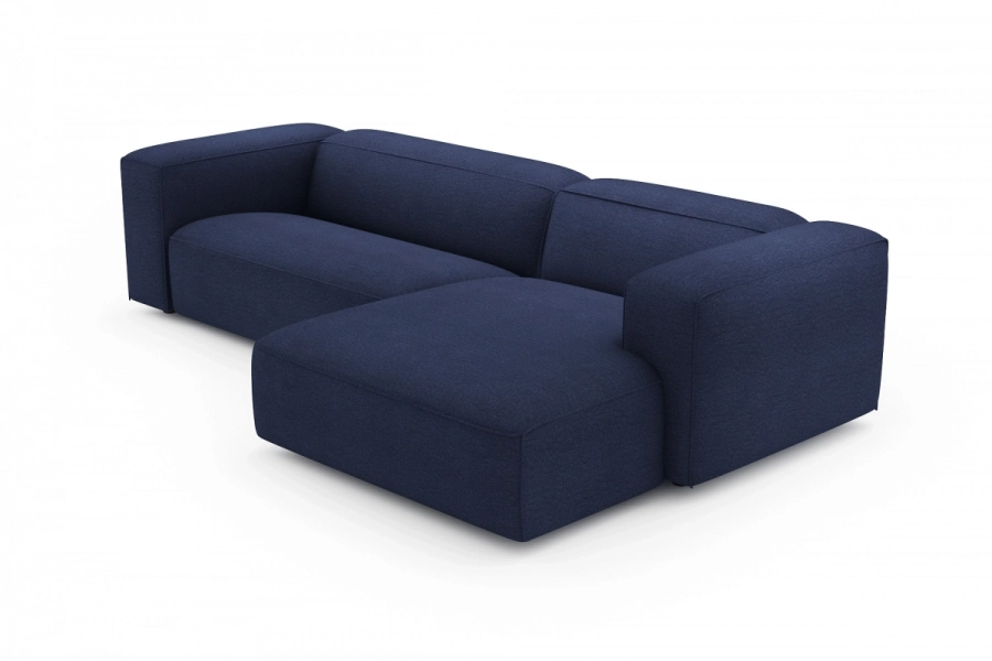 model MODULARIS WB (wysoki bok) - Modularis WB sofa 2-osobowa lewa + longchair prawy (boki wysokie)