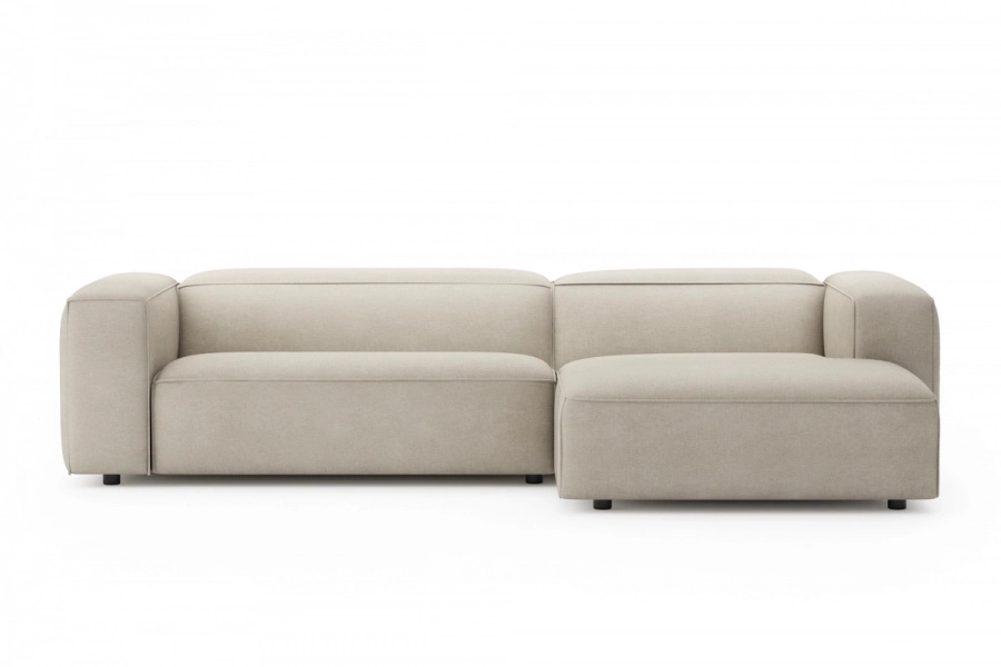 model MODULARIS WB (wysoki bok) - Modularis WB sofa 2-osobowa lewa + longchair prawy (boki wysokie)