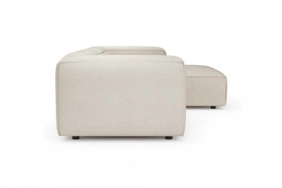 model MODULARIS WB (wysoki bok) - Modularis WB sofa 2-osobowa lewa + longchair prawy (boki wysokie)