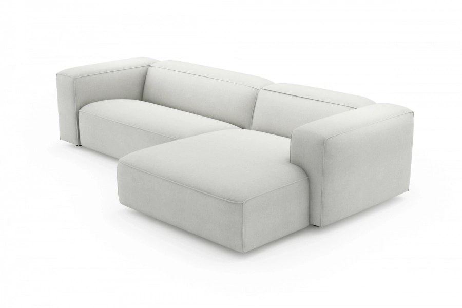model MODULARIS WB (wysoki bok) - Modularis WB sofa 2-osobowa lewa + longchair prawy (boki wysokie)