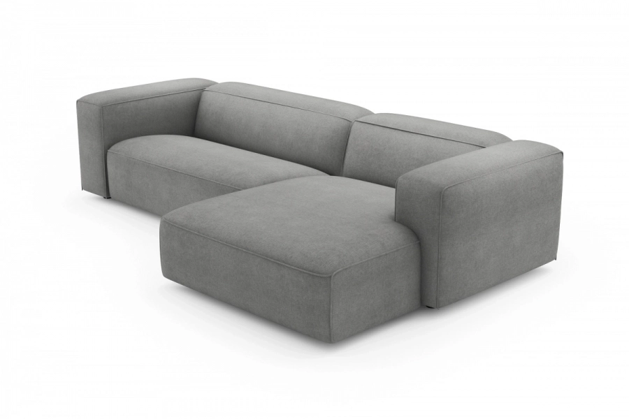 model MODULARIS WB (wysoki bok) - Modularis WB sofa 2-osobowa lewa + longchair prawy (boki wysokie)