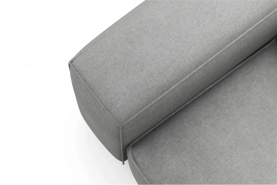 model MODULARIS WB (wysoki bok) - Modularis WB sofa 2-osobowa lewa + longchair prawy (boki wysokie)