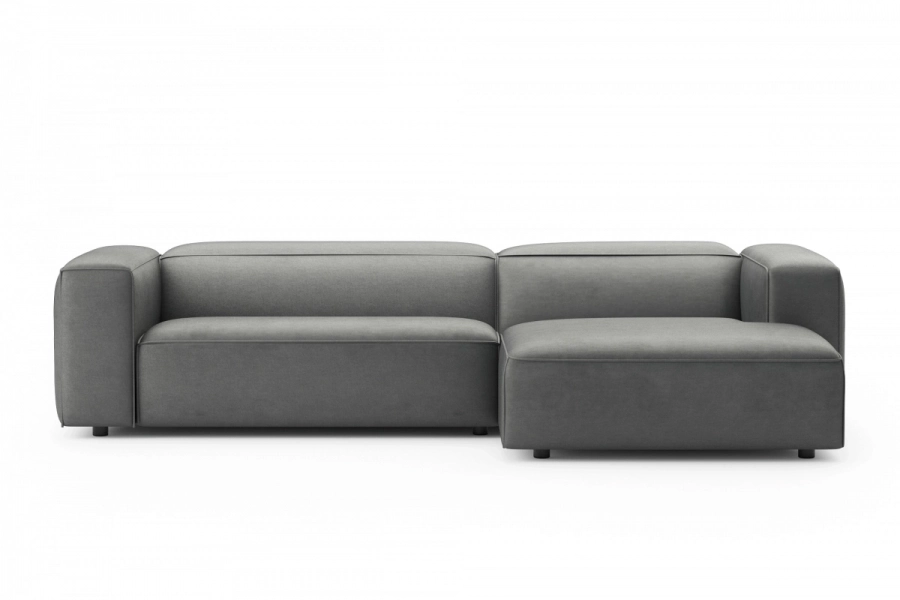 model MODULARIS WB (wysoki bok) - Modularis WB sofa 2-osobowa lewa + longchair prawy (boki wysokie)