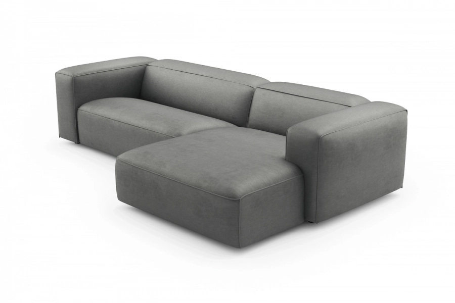 model MODULARIS WB (wysoki bok) - Modularis WB sofa 2-osobowa lewa + longchair prawy (boki wysokie)