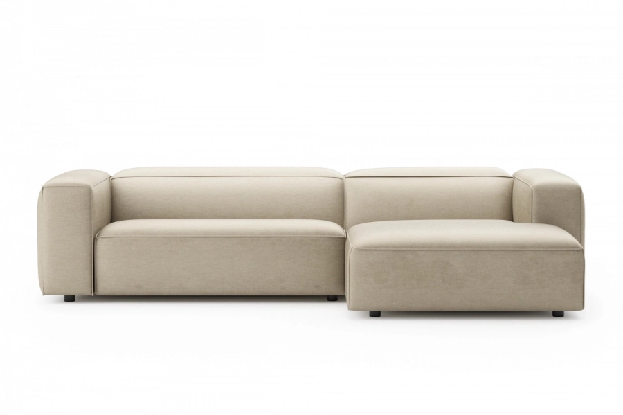 model MODULARIS WB (wysoki bok) - Modularis WB sofa 2-osobowa lewa + longchair prawy (boki wysokie)
