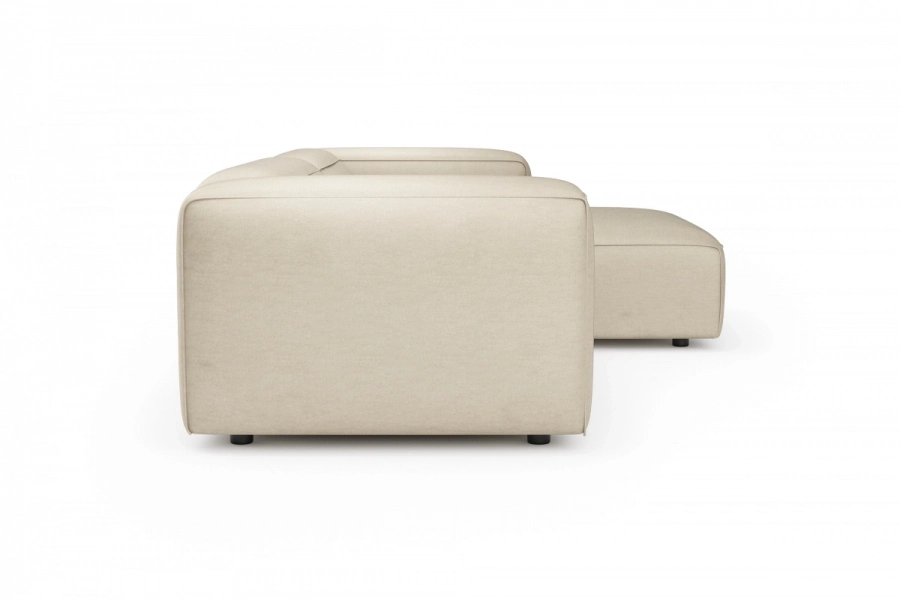 model MODULARIS WB (wysoki bok) - Modularis WB sofa 2-osobowa lewa + longchair prawy (boki wysokie)