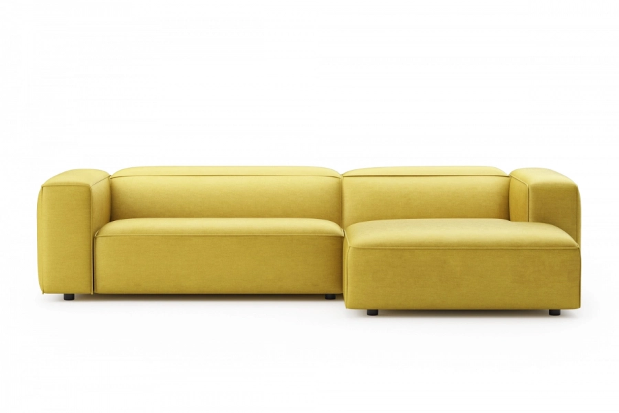 model MODULARIS WB (wysoki bok) - Modularis WB sofa 2-osobowa lewa + longchair prawy (boki wysokie)