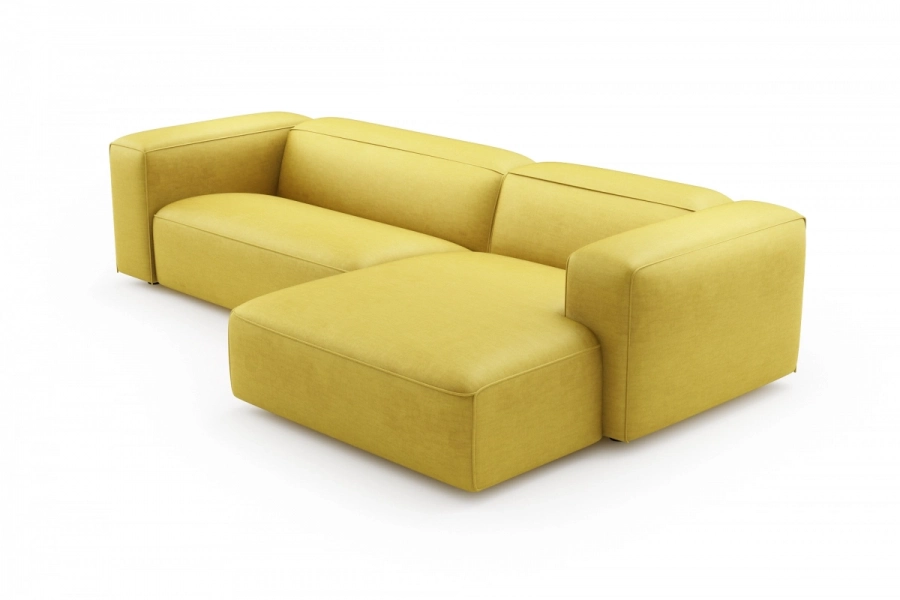 model MODULARIS WB (wysoki bok) - Modularis WB sofa 2-osobowa lewa + longchair prawy (boki wysokie)