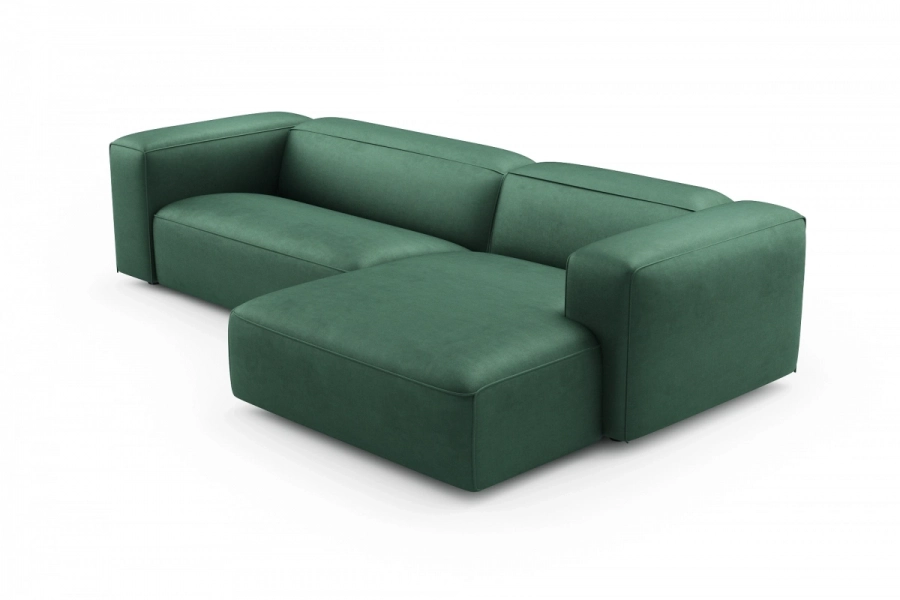 model MODULARIS WB (wysoki bok) - Modularis WB sofa 2-osobowa lewa + longchair prawy (boki wysokie)