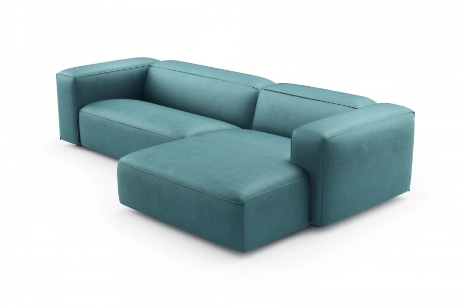 model MODULARIS WB (wysoki bok) - Modularis WB sofa 2-osobowa lewa + longchair prawy (boki wysokie)