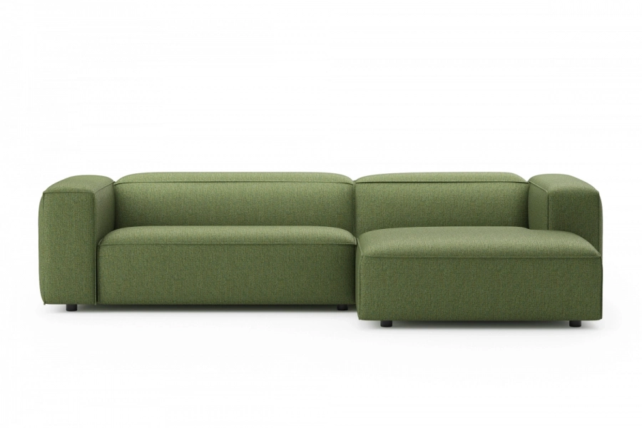 model MODULARIS WB (wysoki bok) - Modularis WB sofa 2-osobowa lewa + longchair prawy (boki wysokie)
